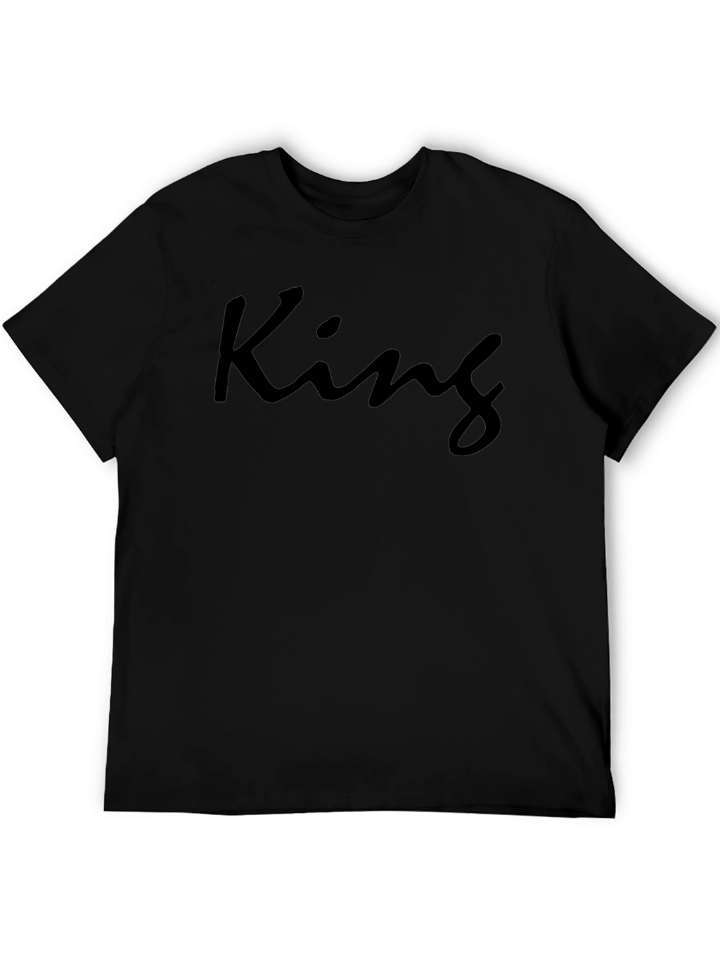 King Graphic T-Shirt - Modern Crew Neck Tee