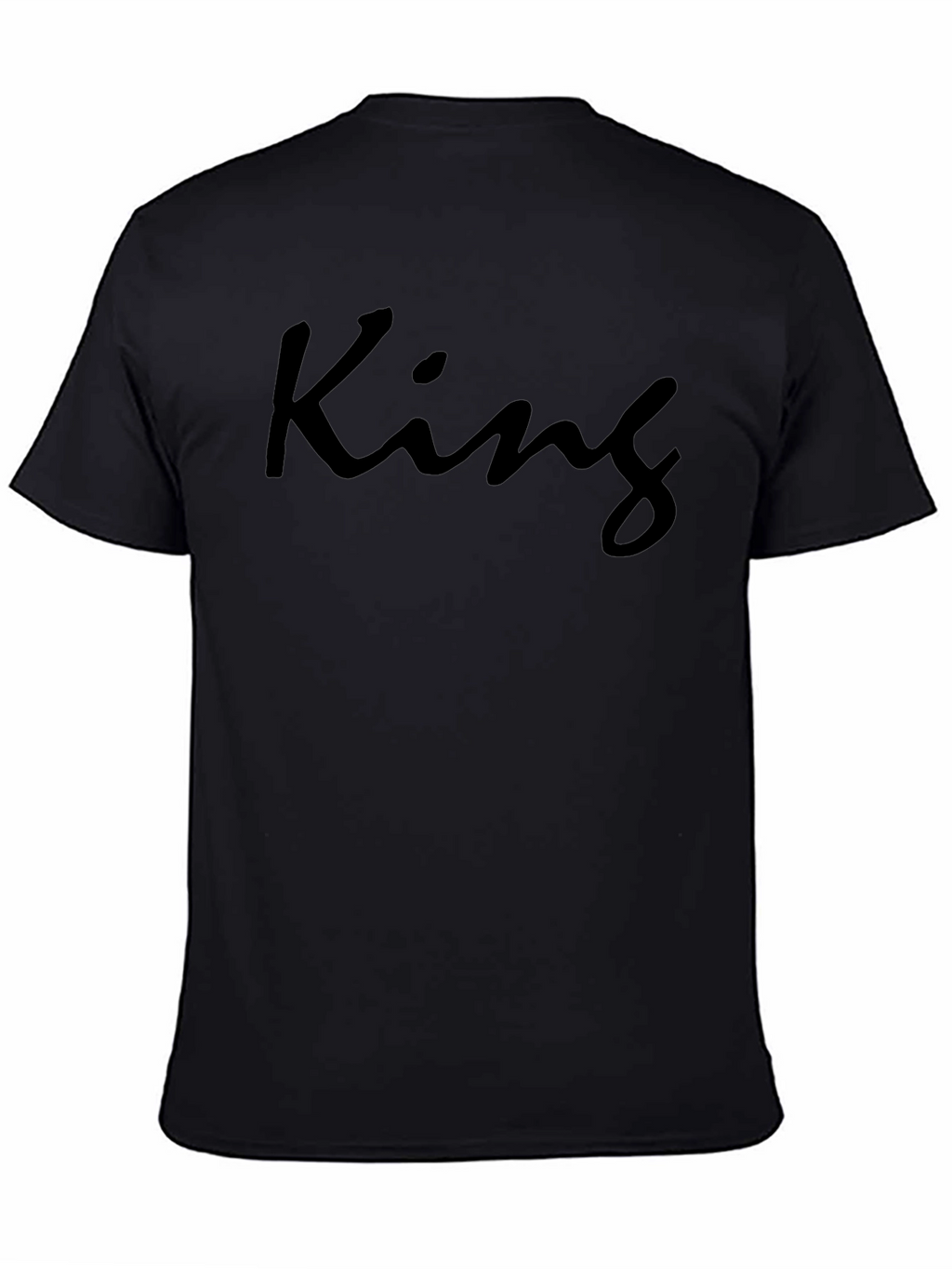 King Graphic T-Shirt - Modern Crew Neck Tee