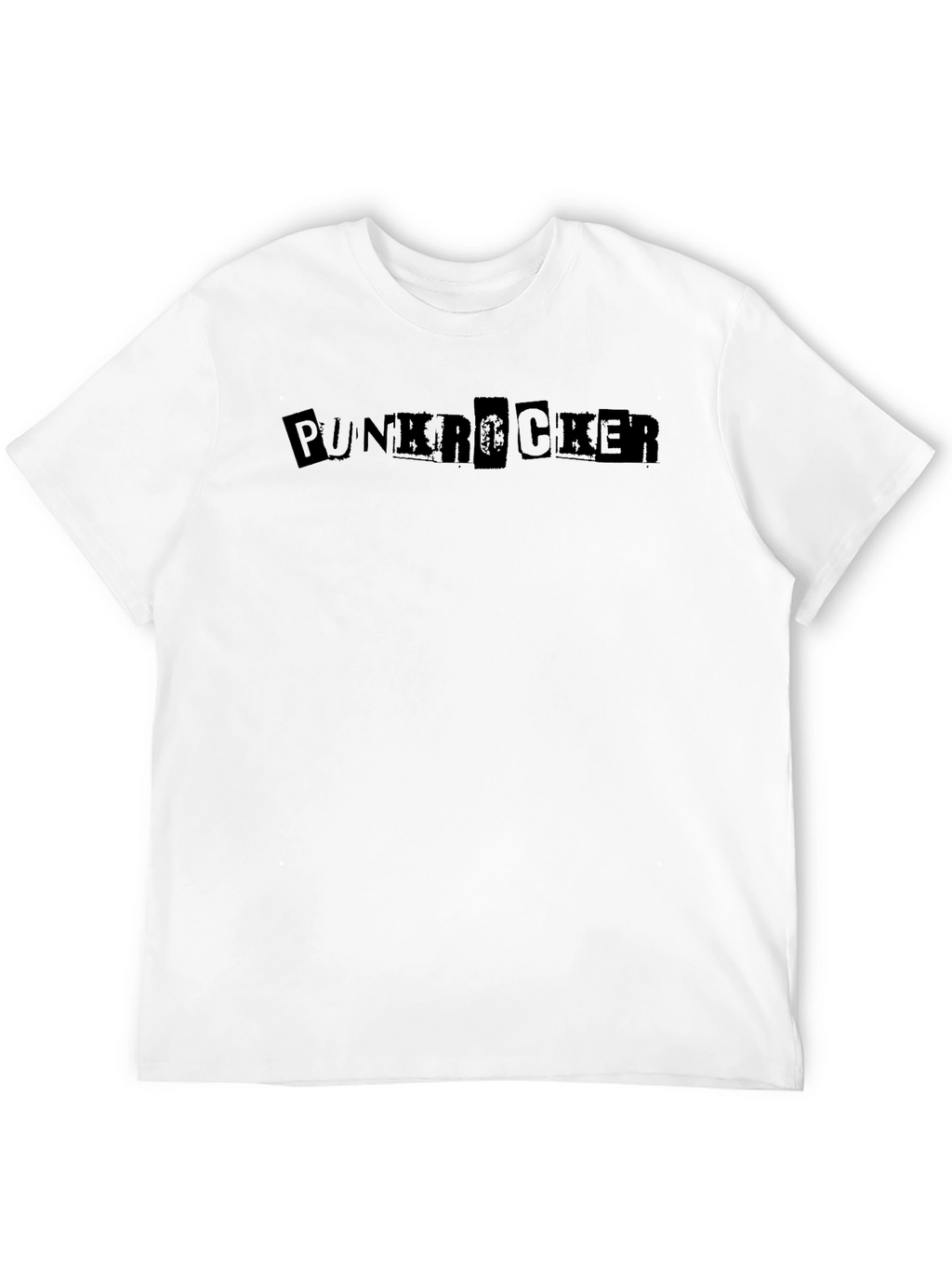 Punk Rocker Graphic Black T-Shirt