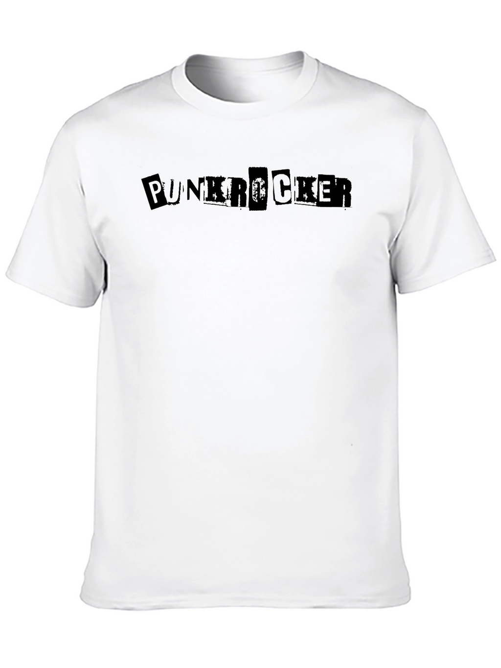 Punk Rocker Graphic Black T-Shirt