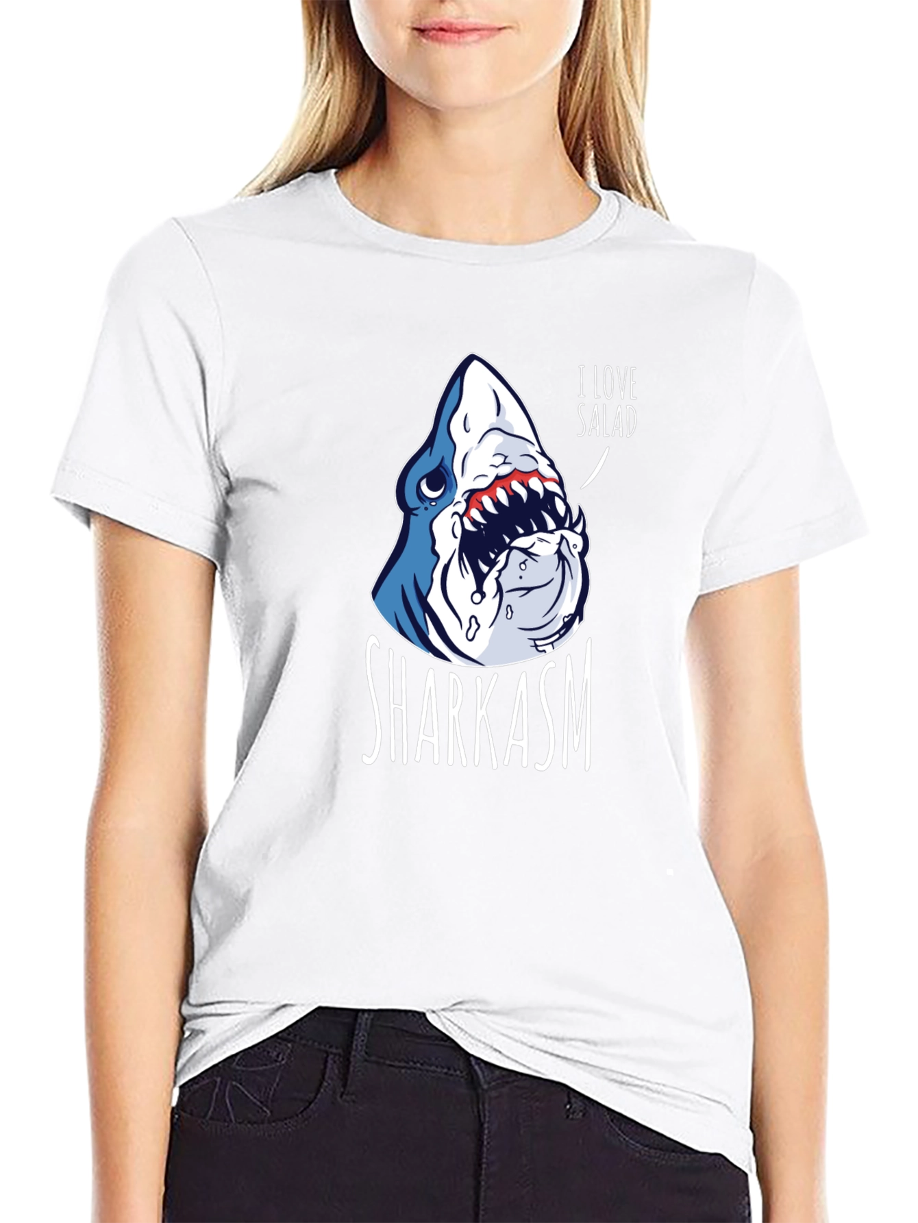 Sharkasm T-Shirt - Funny Shark Lover Tee