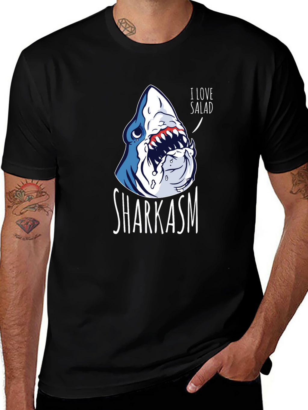 Sharkasm T-Shirt - Funny Shark Lover Tee