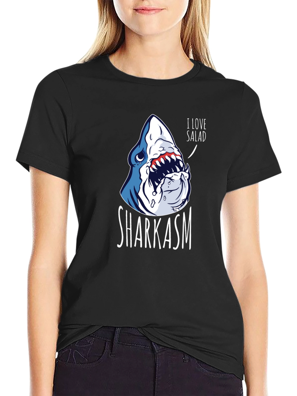 Sharkasm T-Shirt - Funny Shark Lover Tee