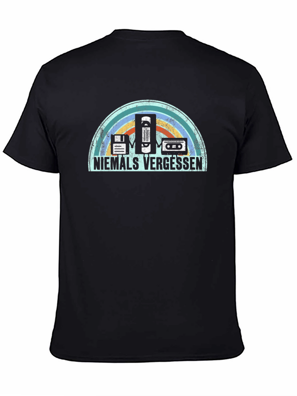 Niemals Vergessen Retro Tech T-Shirt