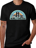 Niemals Vergessen Retro Tech T-Shirt
