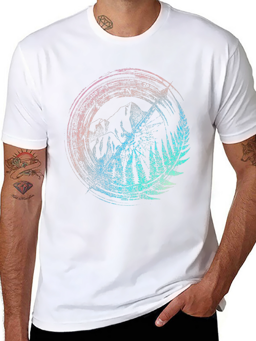 Mountain Graphic T-Shirt - Nature Inspired Print