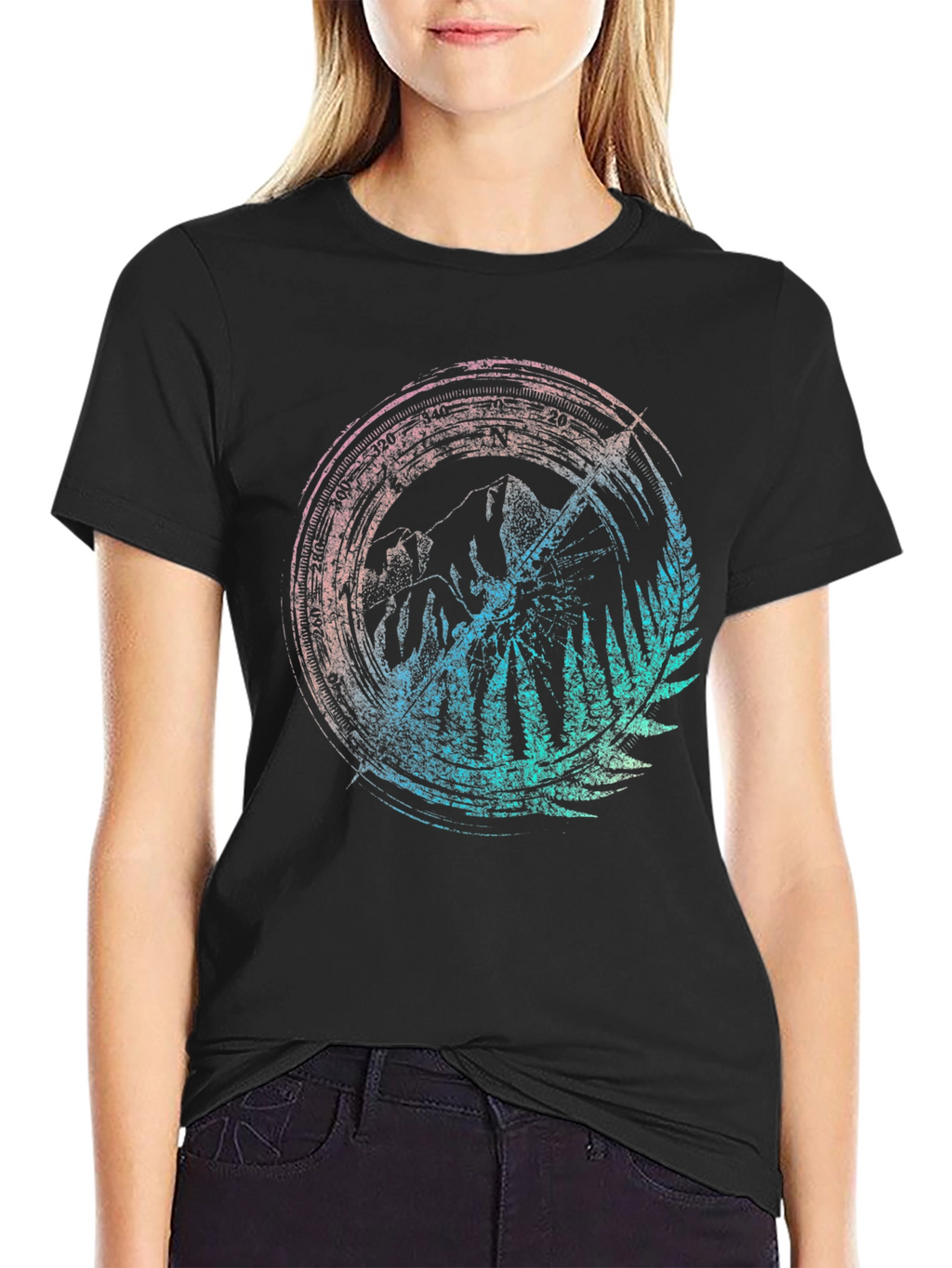 Mountain Graphic T-Shirt - Nature Inspired Print