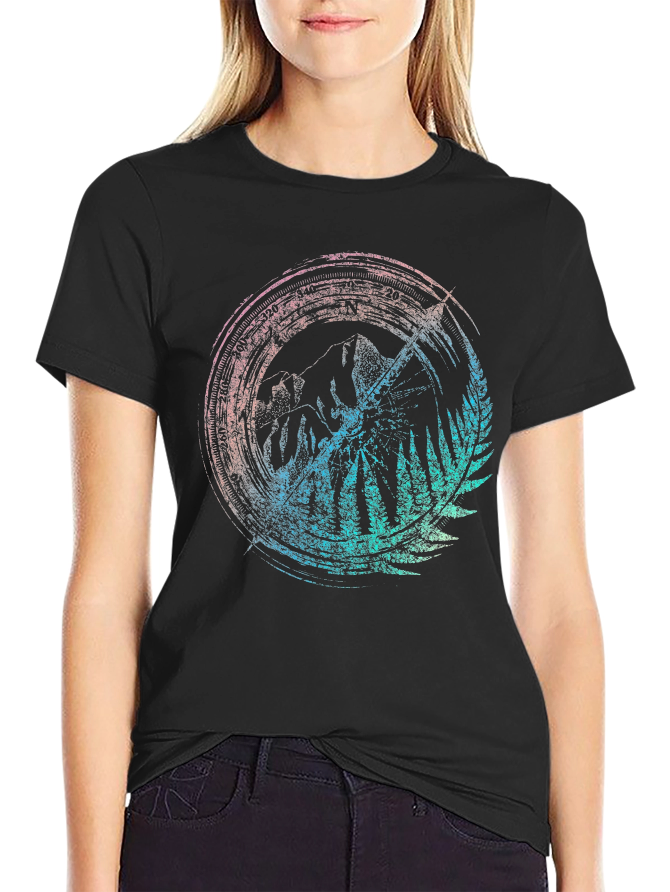 Mountain Graphic T-Shirt - Nature Inspired Print