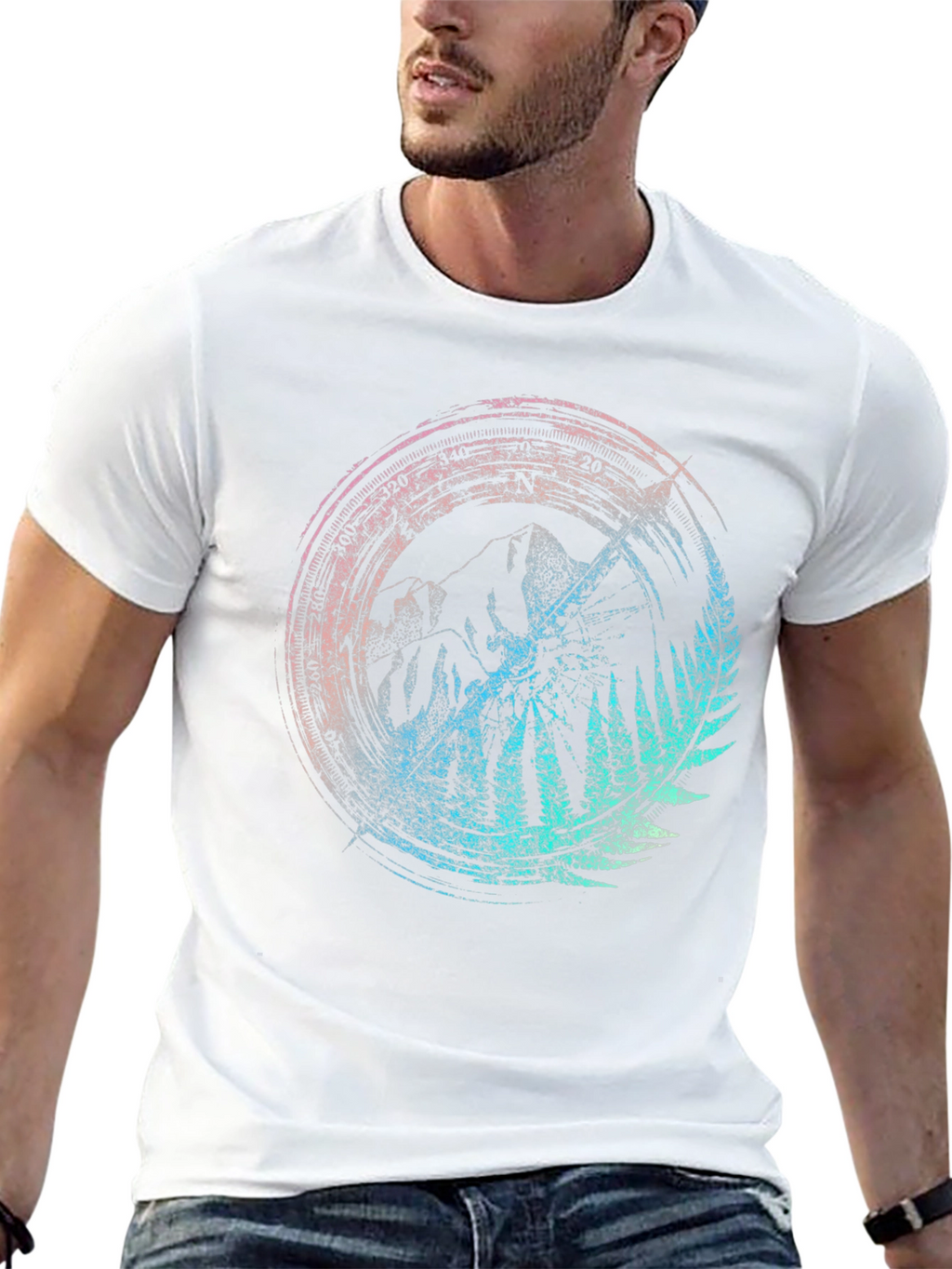 Mountain Graphic T-Shirt - Nature Inspired Print
