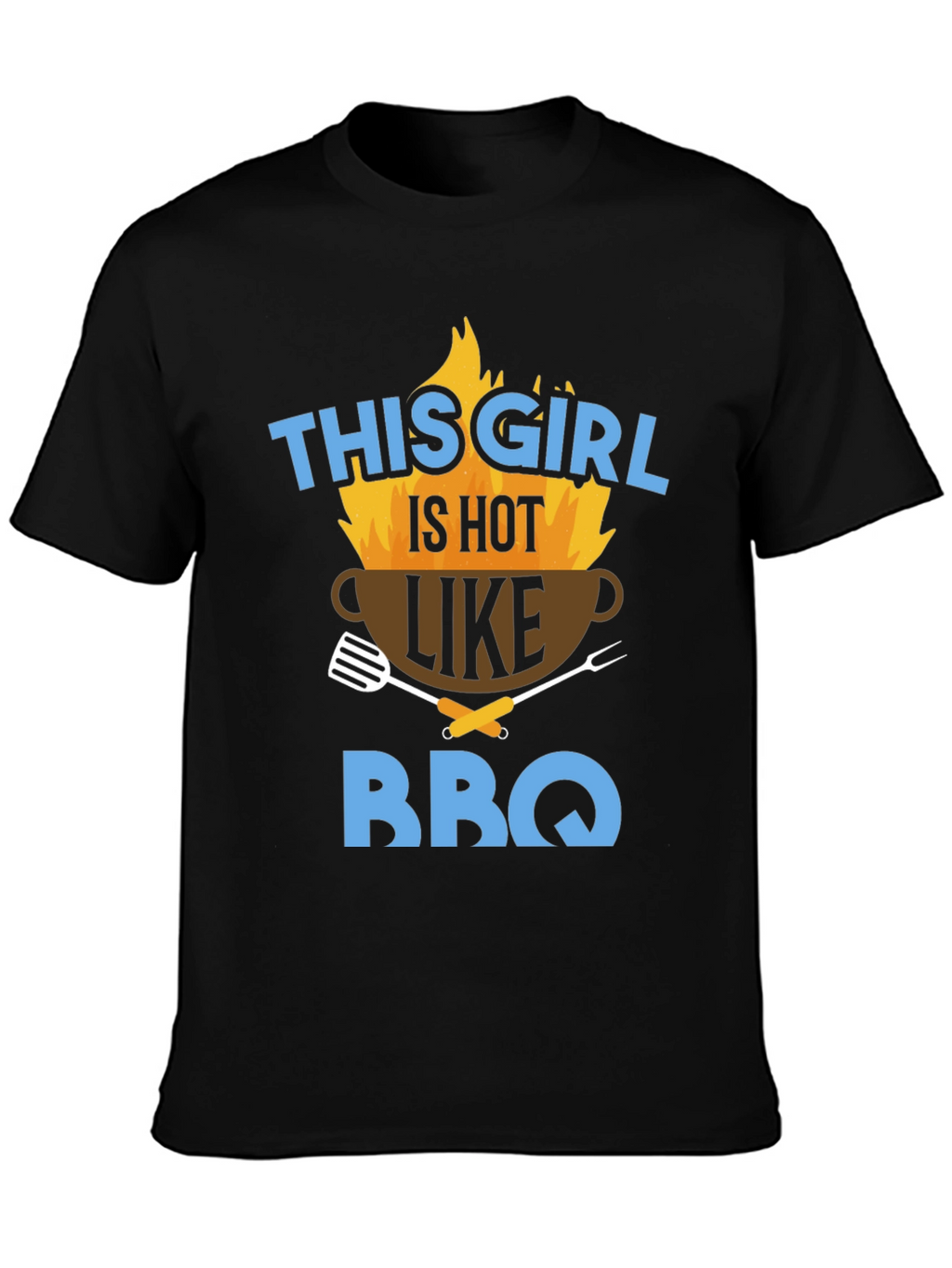 Hot BBQ Girl Graphic Tee