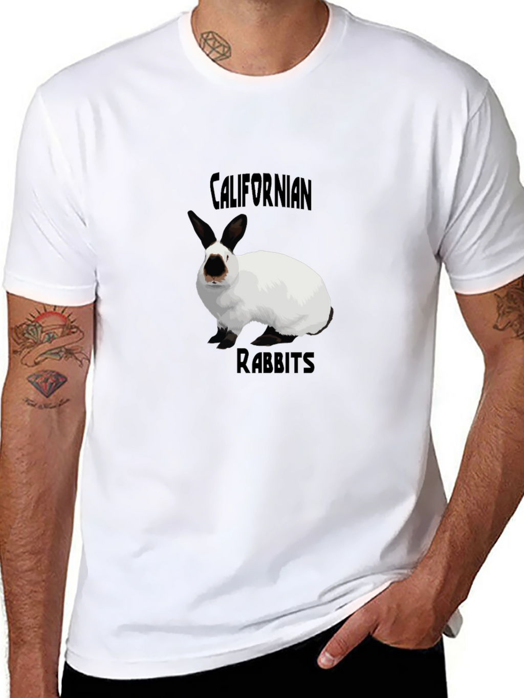 Californian Rabbits Graphic T-Shirt