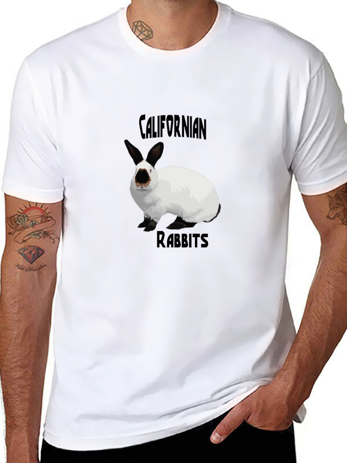Californian Rabbits Graphic T-Shirt