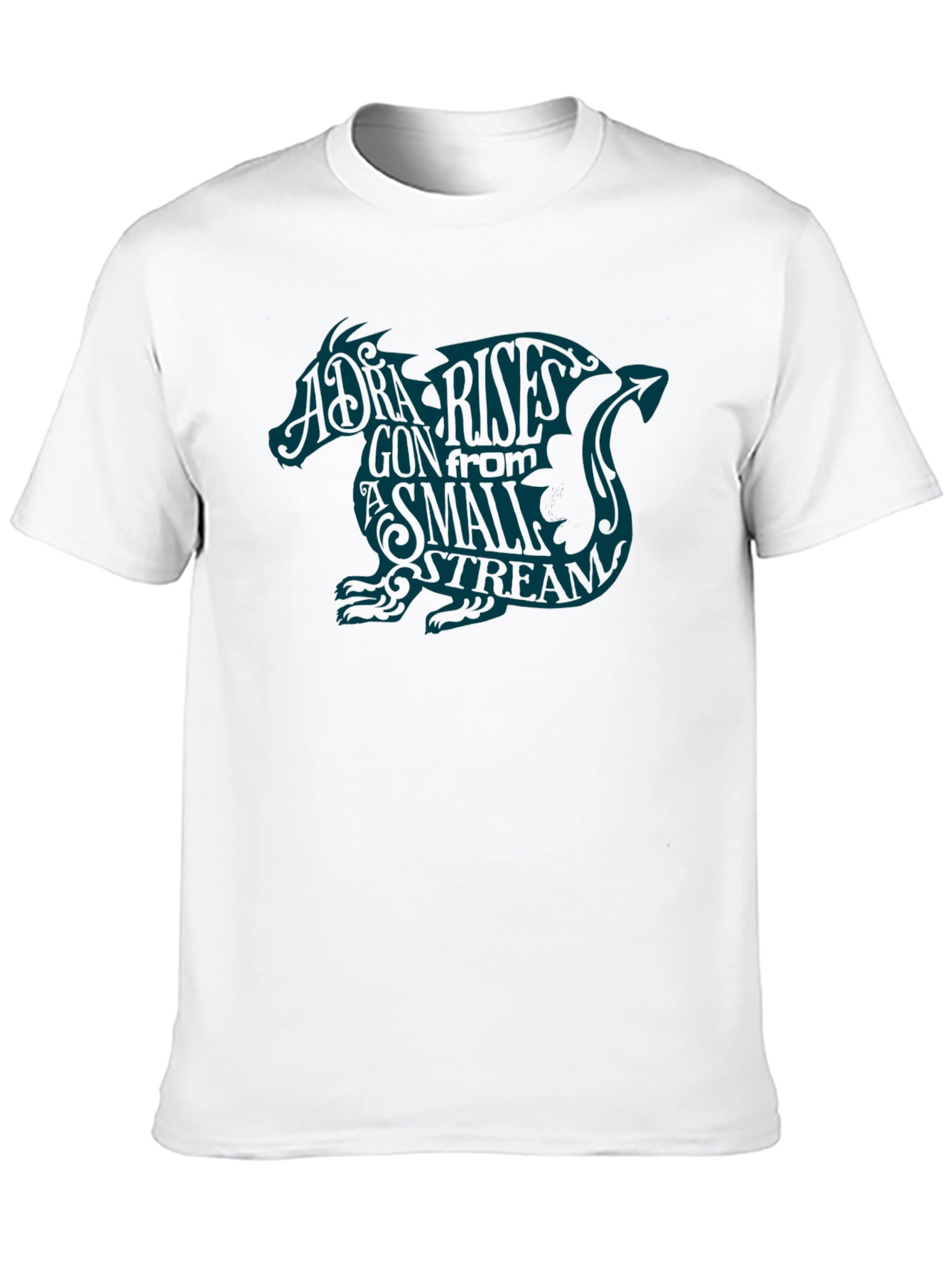 Dragon Rises Graphic T-Shirt - Black Crew Neck Tee