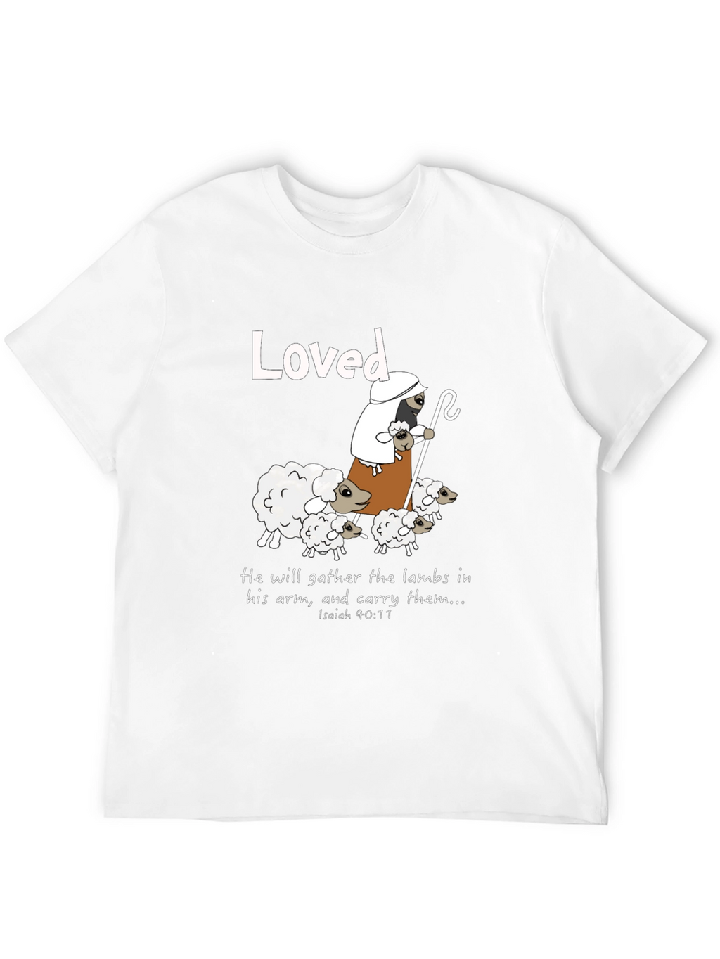 Loved Sheep Graphic T-Shirt