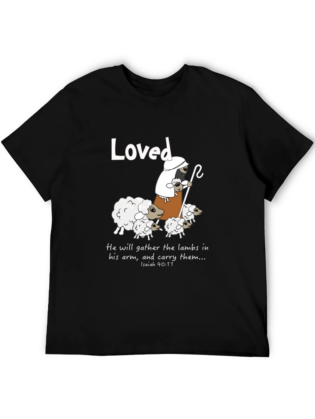 Loved Sheep Graphic T-Shirt