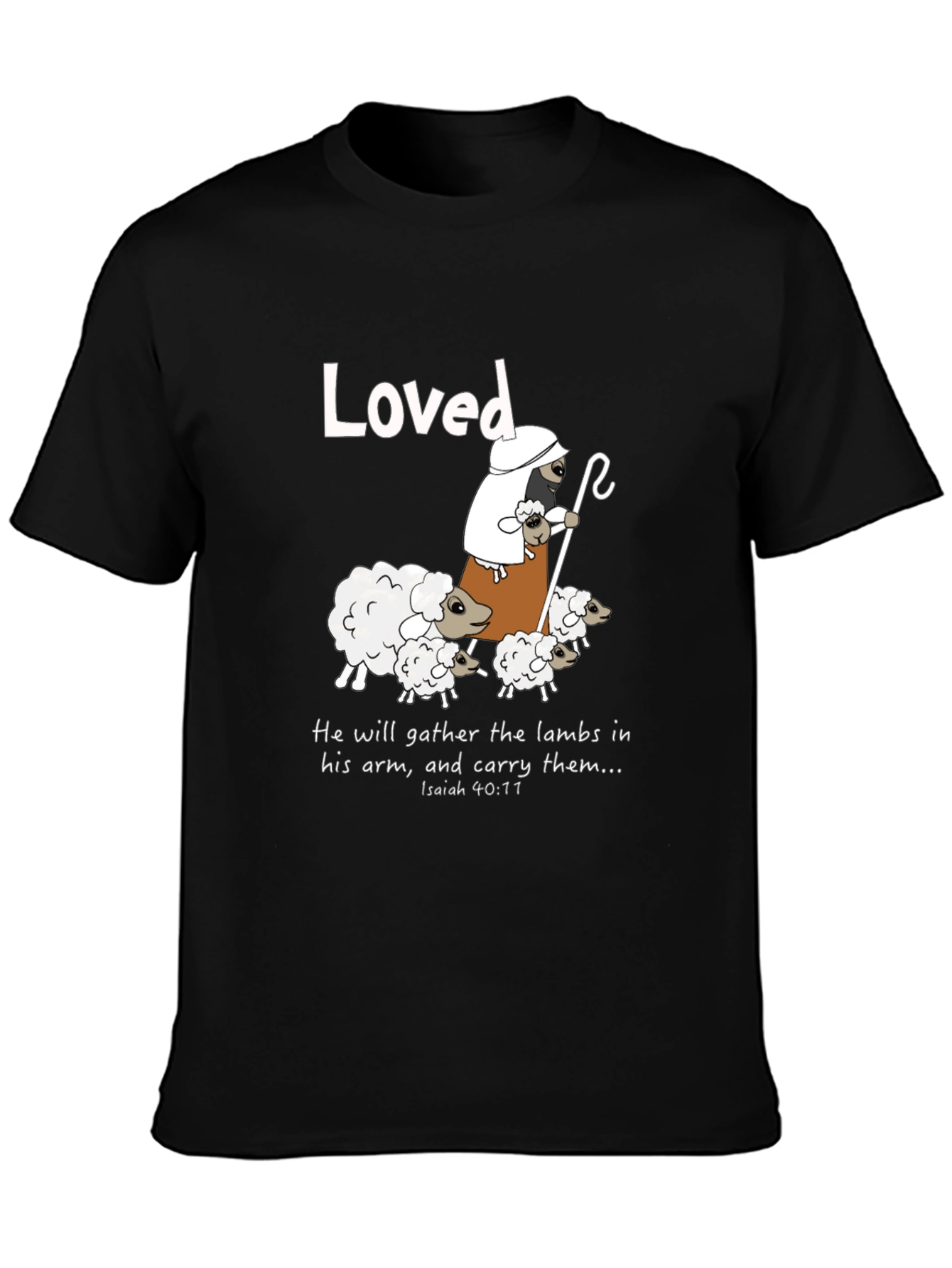 Loved Sheep Graphic T-Shirt