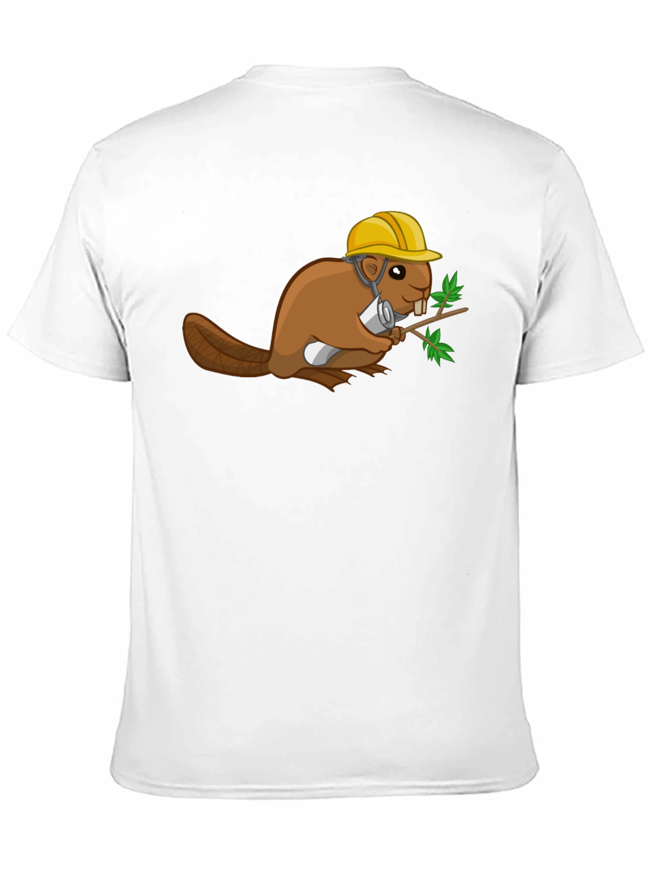 Construction Beaver Graphic T-Shirt