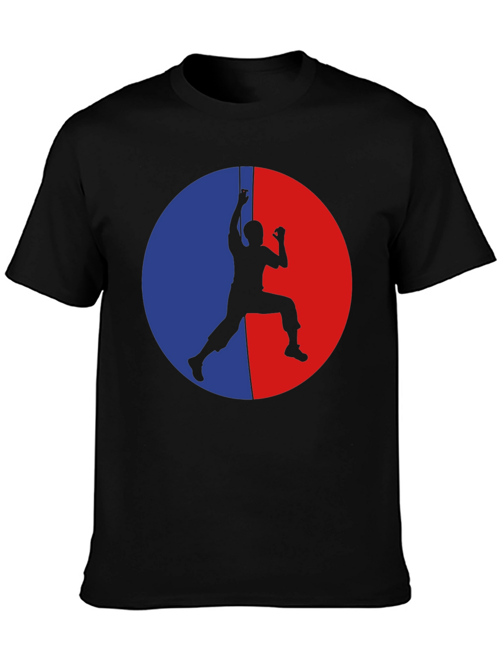 Climbing Silhouette Graphic T-Shirt
