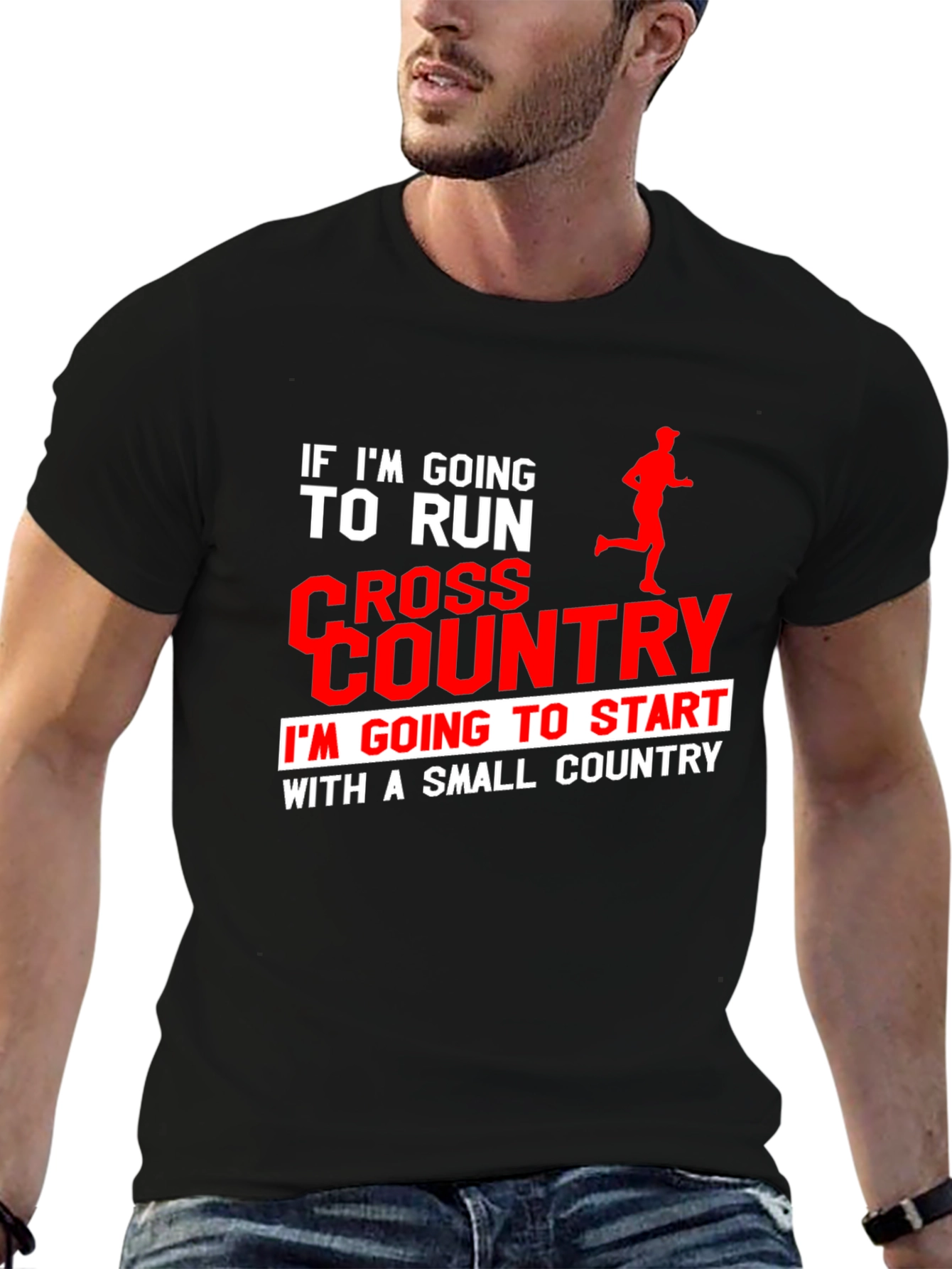 Cross Country Runner T-Shirt: Small Country Start