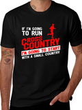 Cross Country Runner T-Shirt: Small Country Start