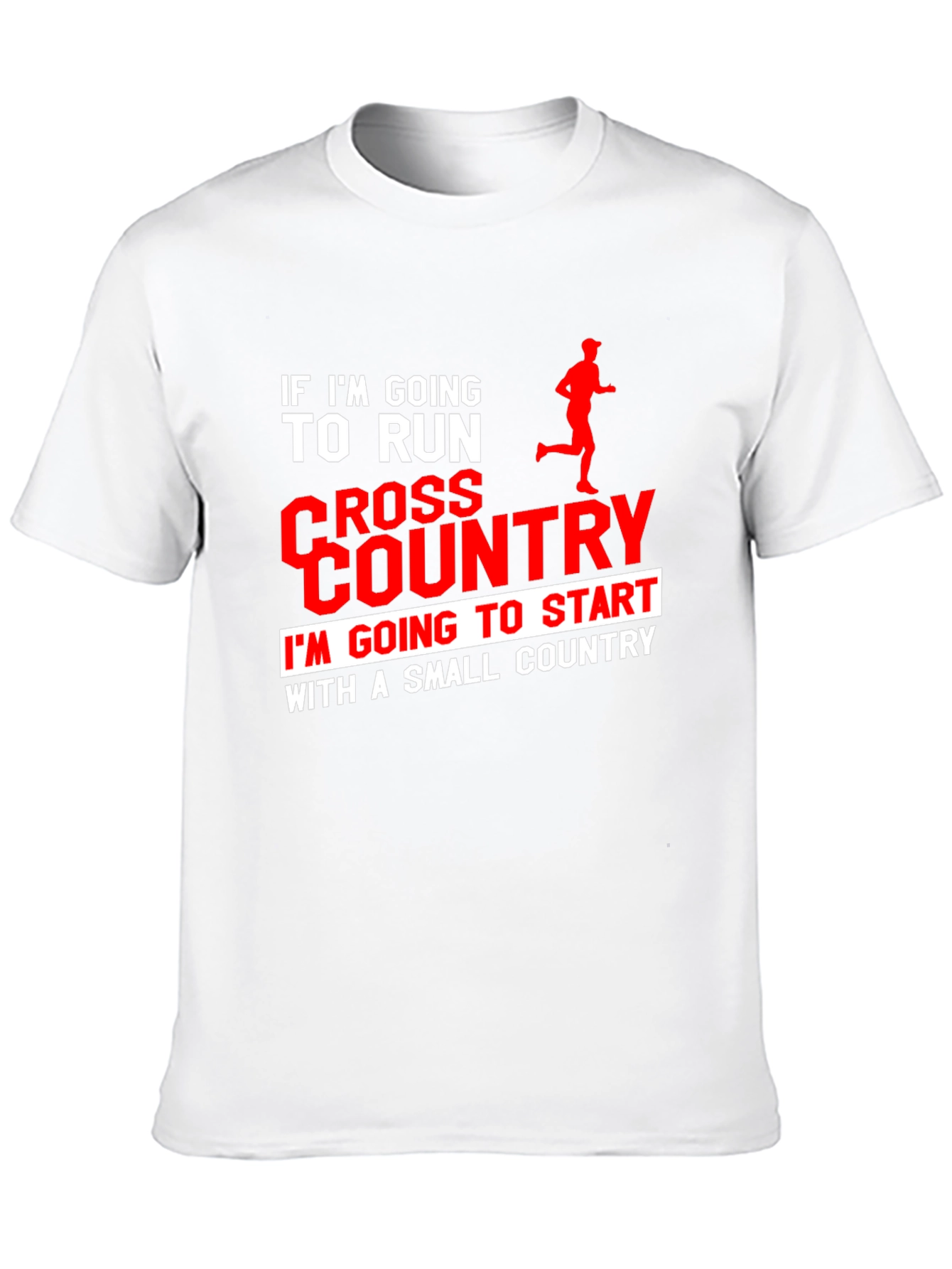 Cross Country Runner T-Shirt: Small Country Start