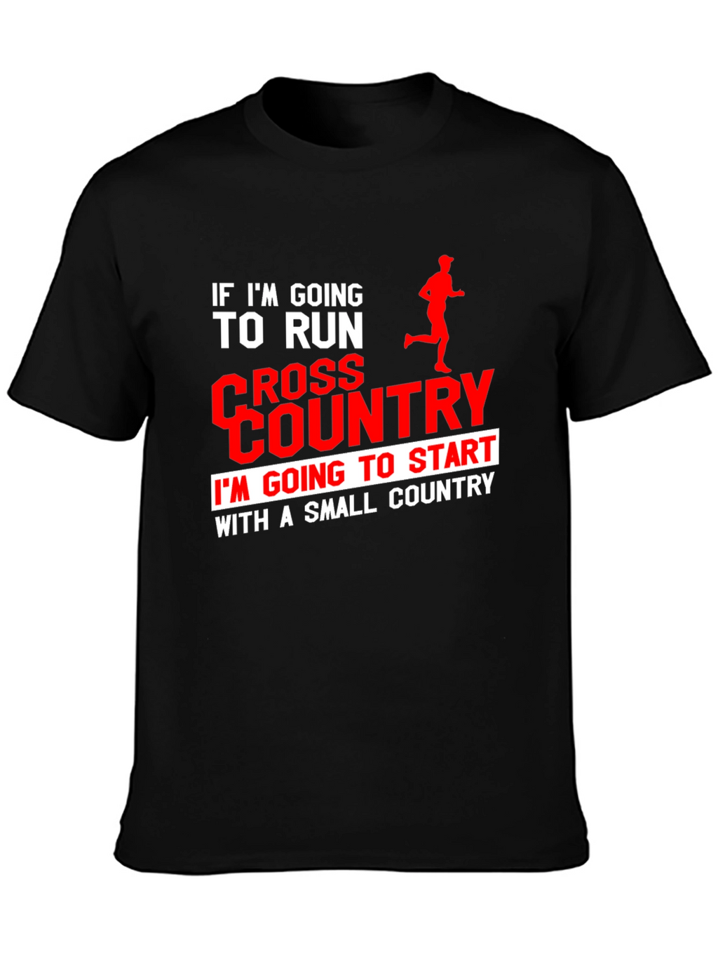 Cross Country Runner T-Shirt: Small Country Start