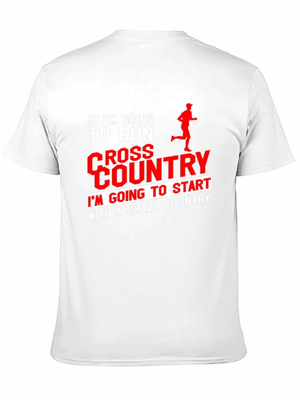 Cross Country Runner T-Shirt: Small Country Start