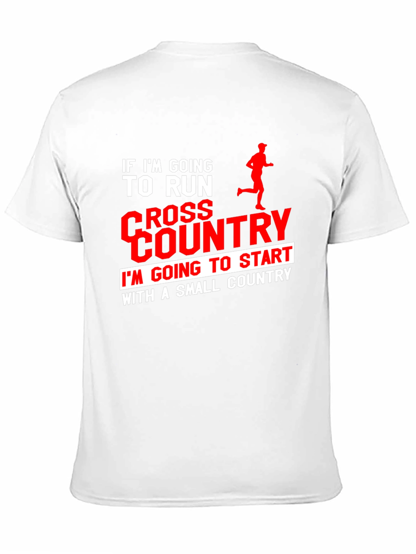 Cross Country Runner T-Shirt: Small Country Start