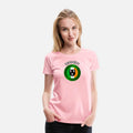 Kennedy Coat of Arms on Shamrock Irish Flag