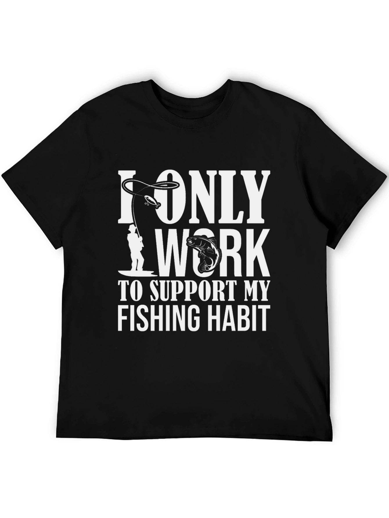 Fishing Habit T-Shirt - Funny Angler Tee