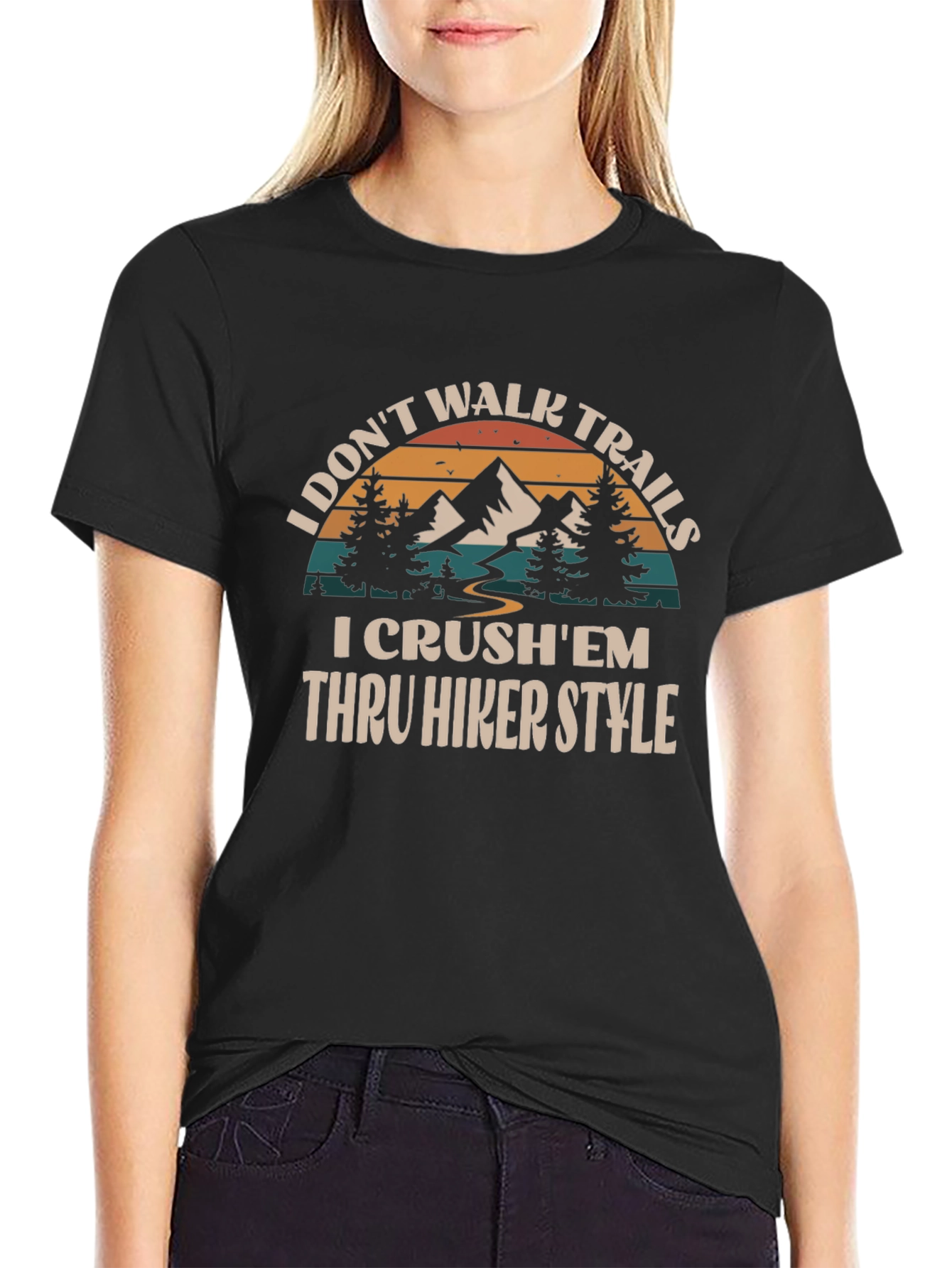 I Crushem Thru Hiker Style Graphic Tee