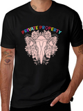 Private Property Uterus Graphic Tee - Black