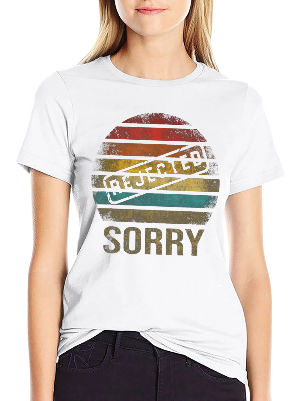 Rejected Sorry Retro Graphic T-Shirt