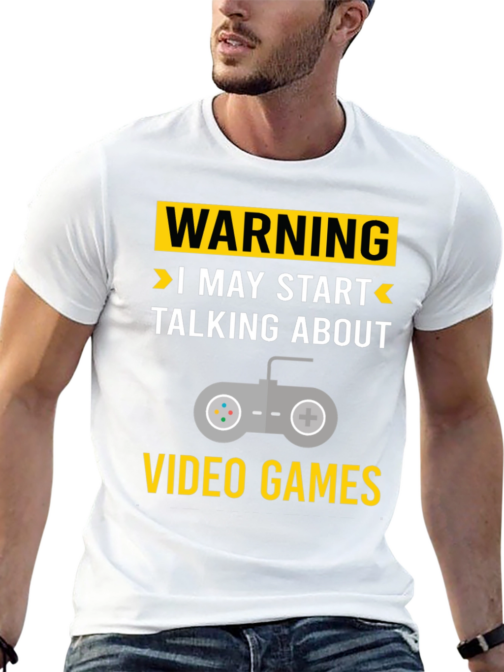 Warning May Start Talking About Video Games T-Shirt