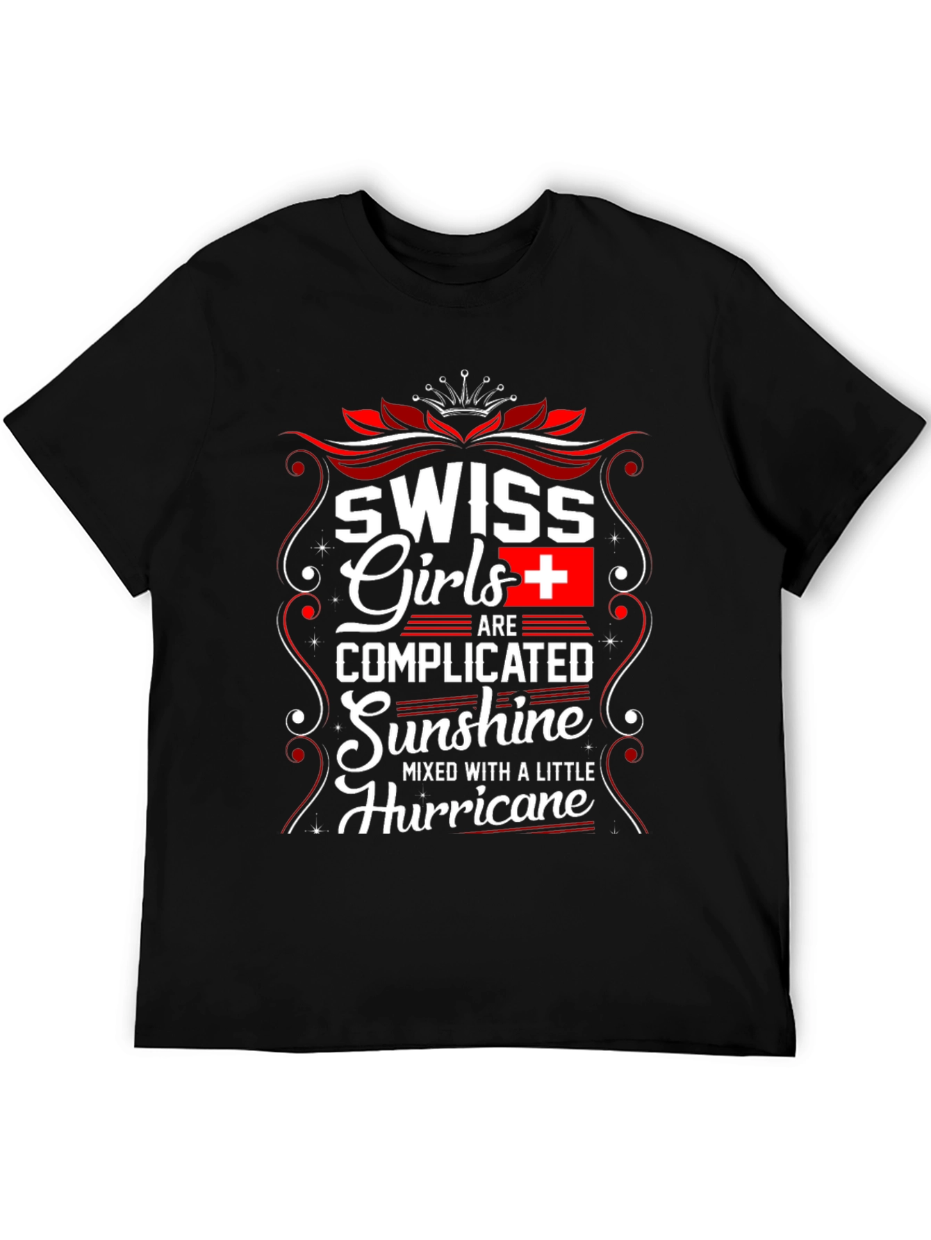 Swiss Girls T-Shirt - Complicated Sunshine Hurricane Tee