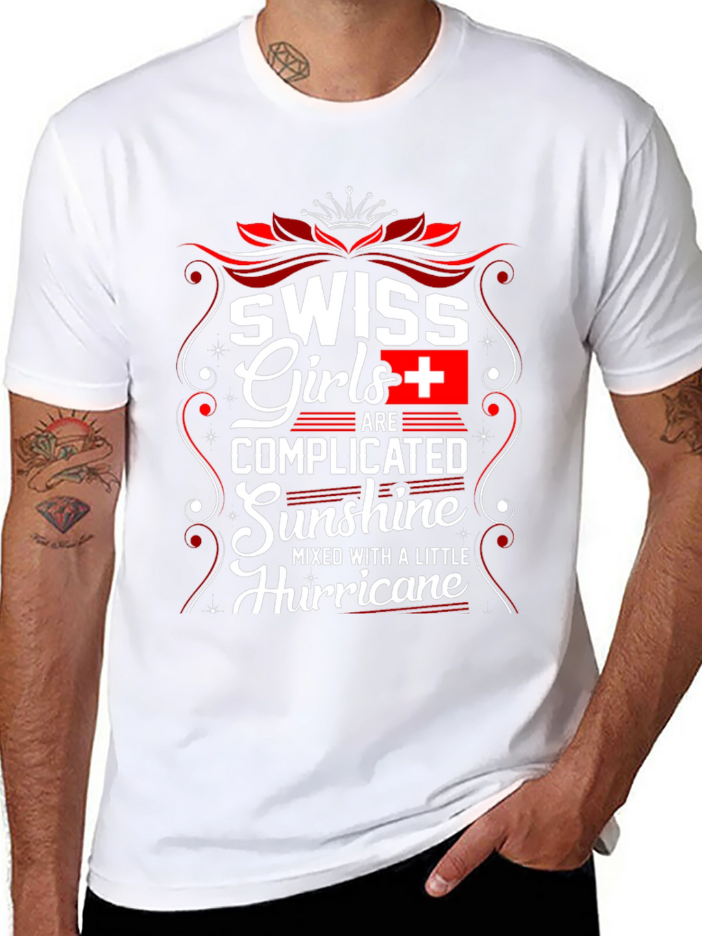 Swiss Girls T-Shirt - Complicated Sunshine Hurricane Tee