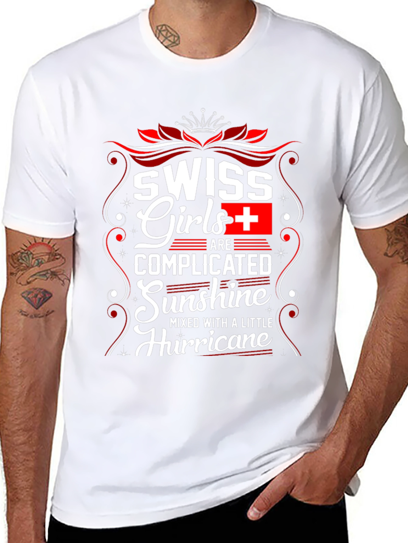 Swiss Girls T-Shirt - Complicated Sunshine Hurricane Tee
