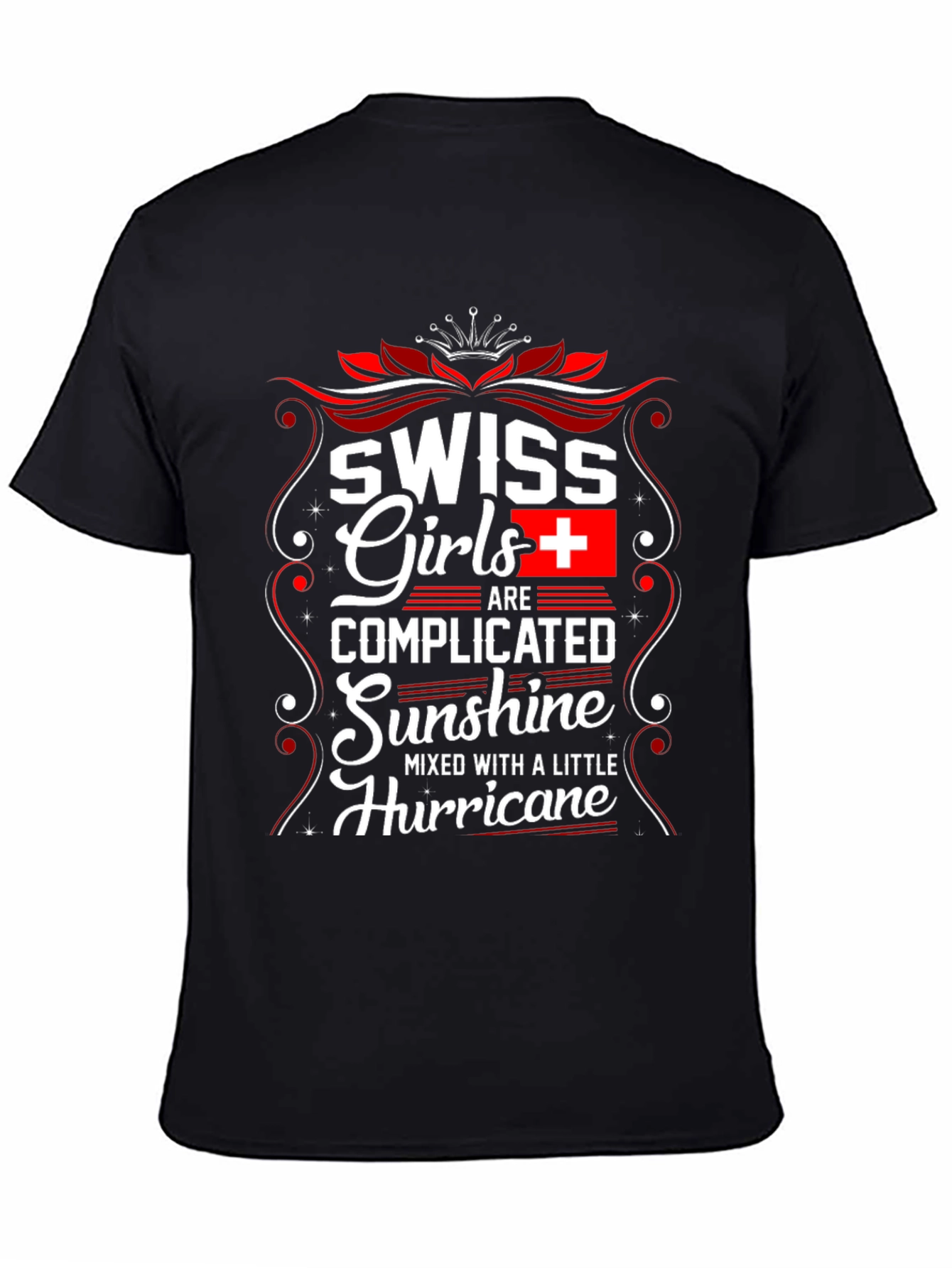 Swiss Girls T-Shirt - Complicated Sunshine Hurricane Tee