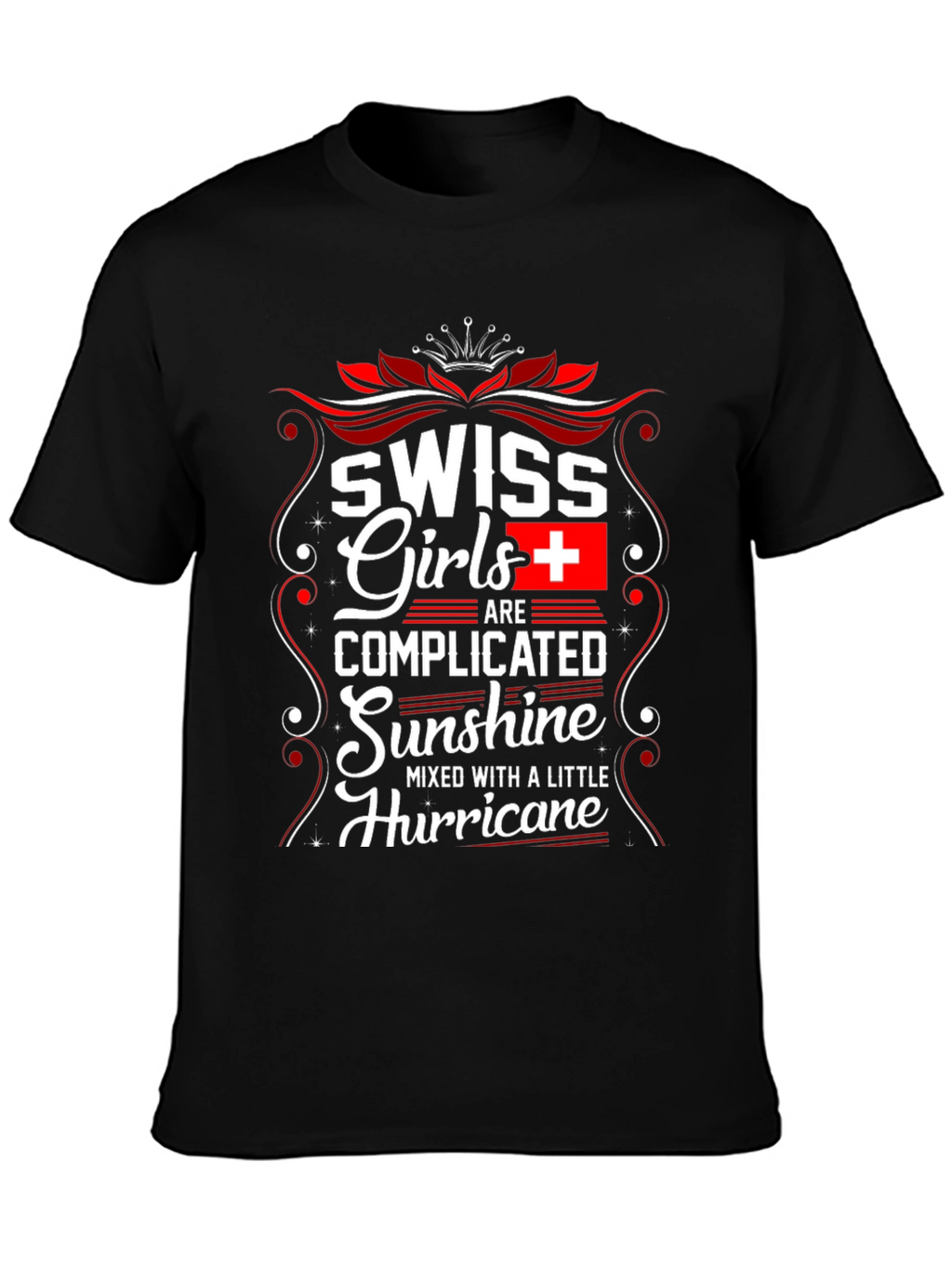 Swiss Girls T-Shirt - Complicated Sunshine Hurricane Tee