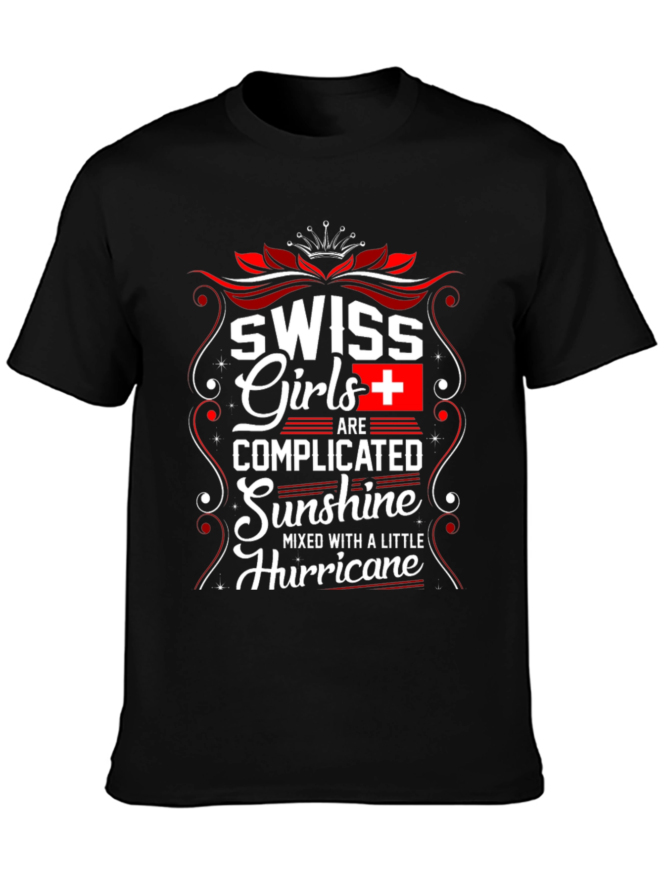 Swiss Girls T-Shirt - Complicated Sunshine Hurricane Tee