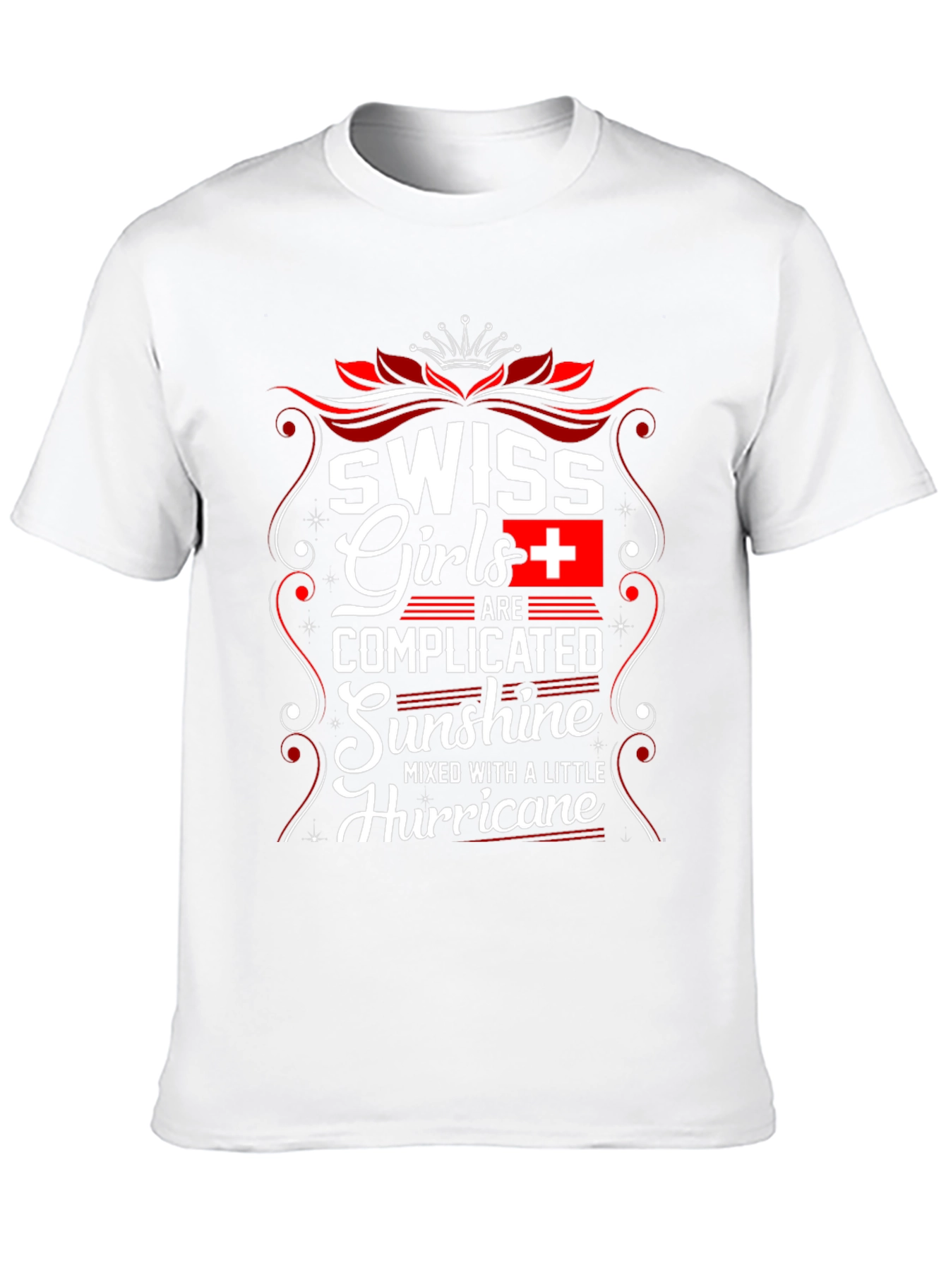 Swiss Girls T-Shirt - Complicated Sunshine Hurricane Tee