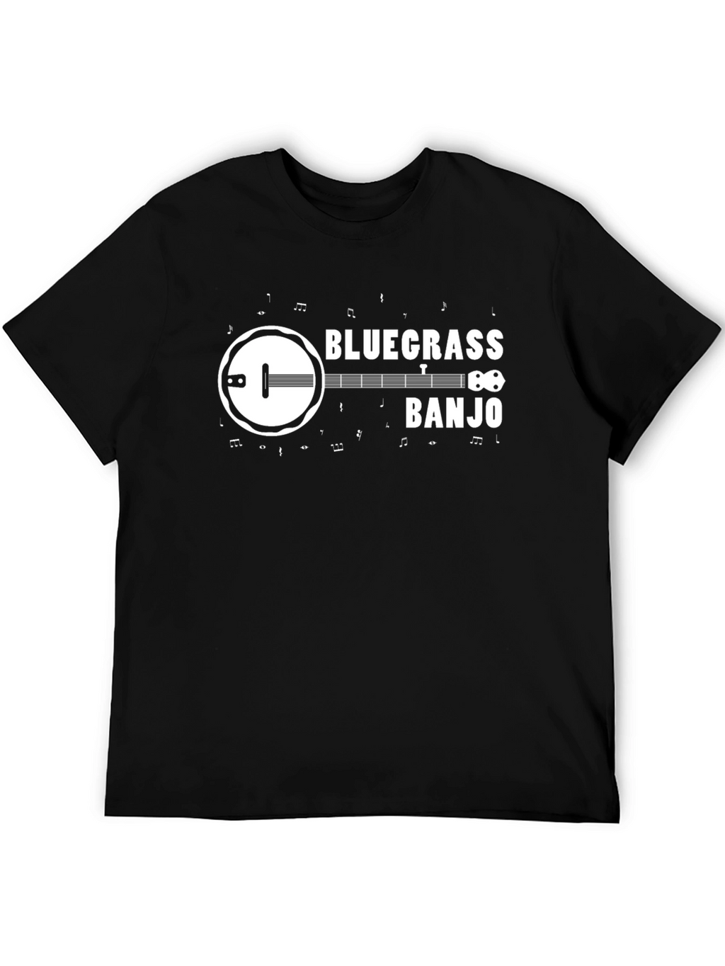 Bluegrass Banjo Graphic Tee - Musical Instrument T-Shirt