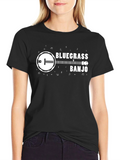 Bluegrass Banjo Graphic Tee - Musical Instrument T-Shirt