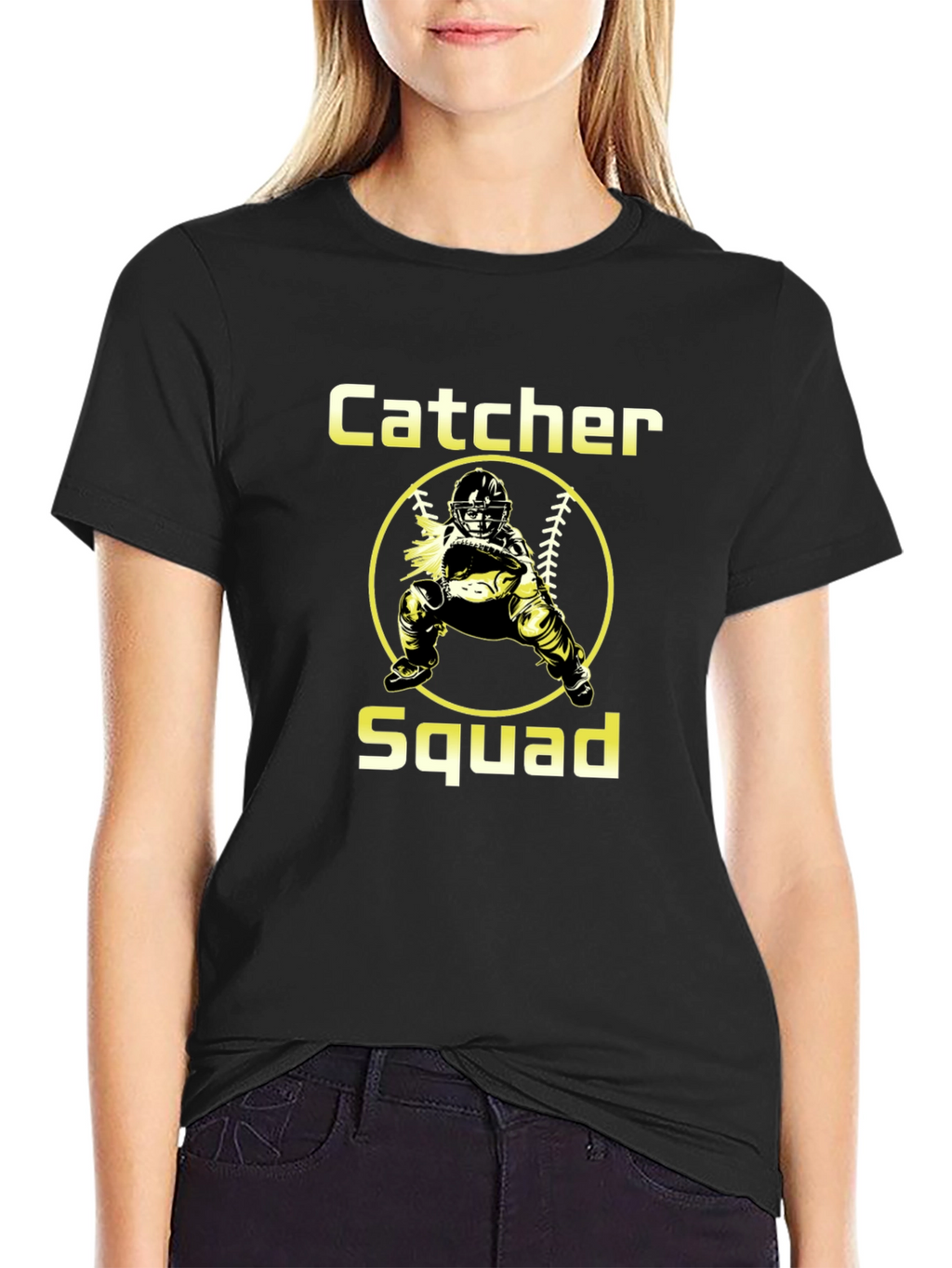 Catcher Squad Baseball Graphic Tee