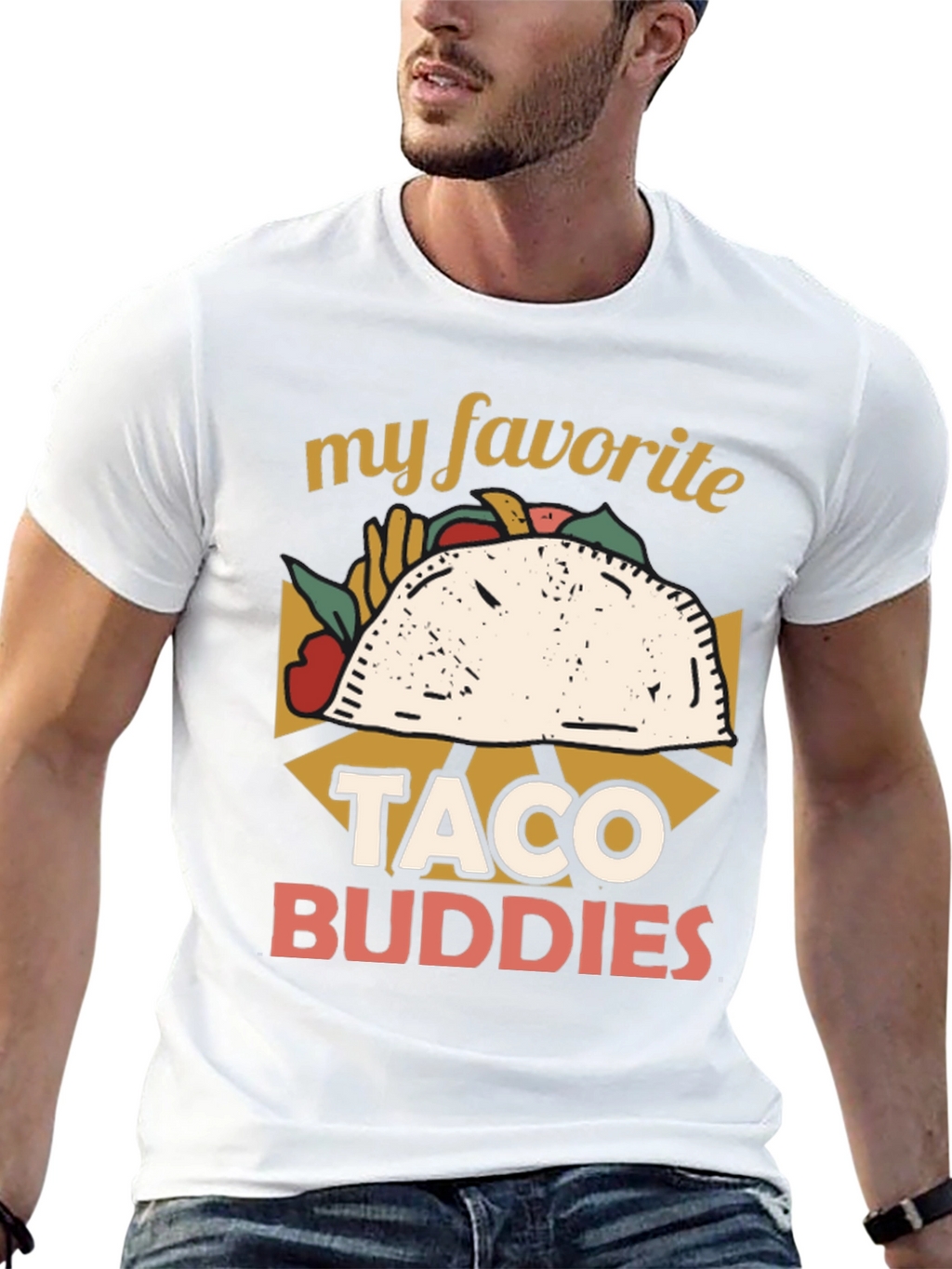 Taco Buddies Graphic T-Shirt - Foodie Fun