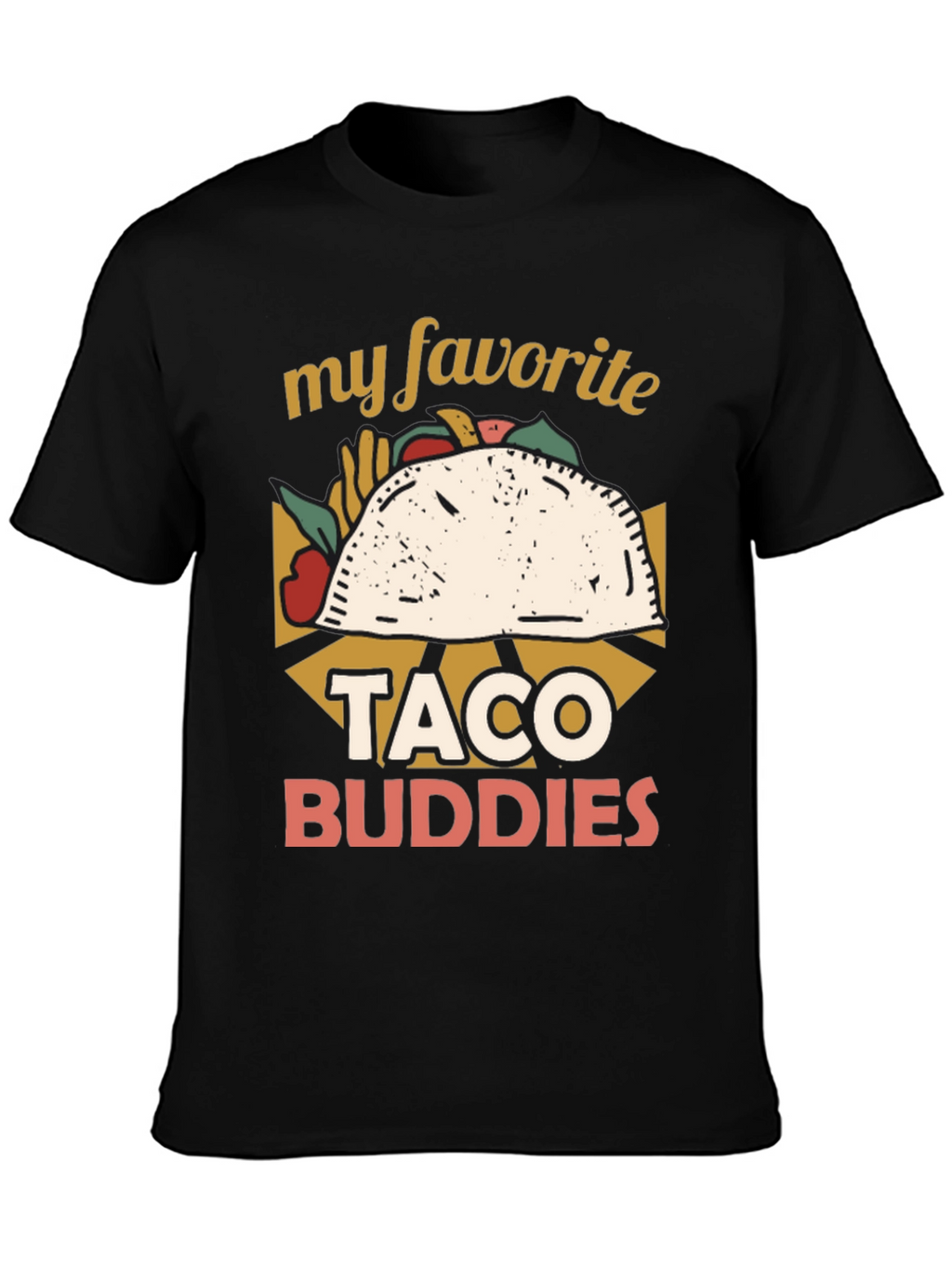 Taco Buddies Graphic T-Shirt - Foodie Fun
