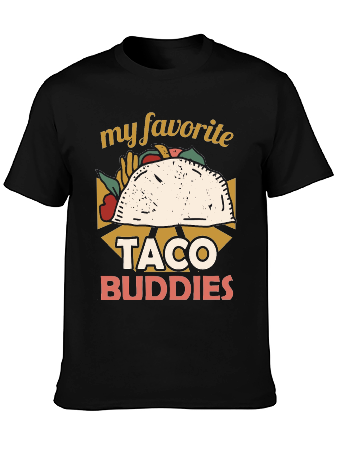 Taco Buddies Graphic T-Shirt - Foodie Fun