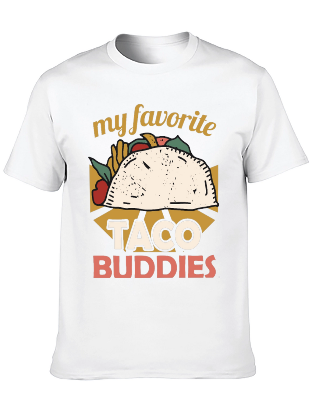 Taco Buddies Graphic T-Shirt - Foodie Fun