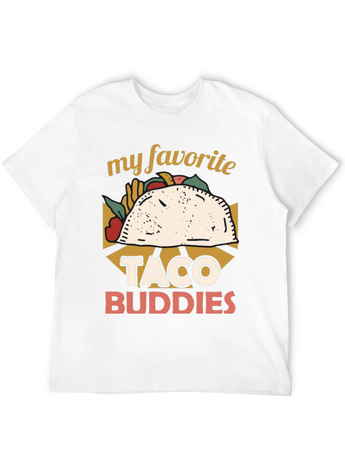 Taco Buddies Graphic T-Shirt - Foodie Fun