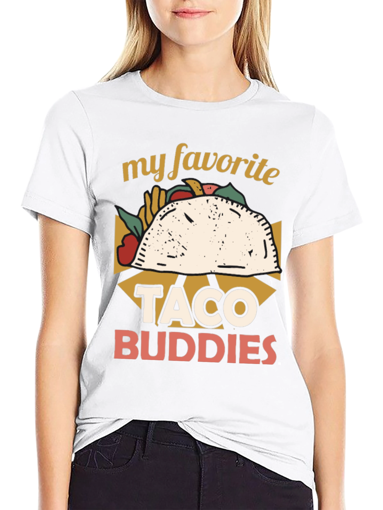 Taco Buddies Graphic T-Shirt - Foodie Fun